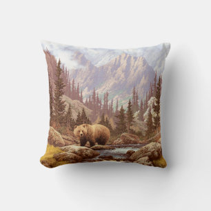 Grizzly Bear in the Rocky Mountains / AF-006bear,g Kissen