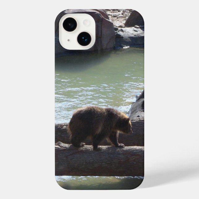 Grizzly Bear iPhone Case 14 Plus Hülle (Rückseite)