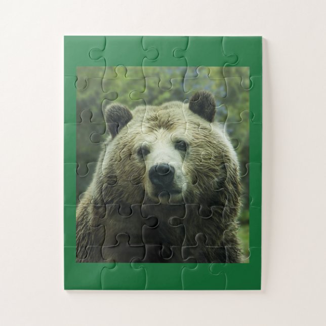 GRIZZLY BEAR JIGSAW PUZZLE (Vertikal)
