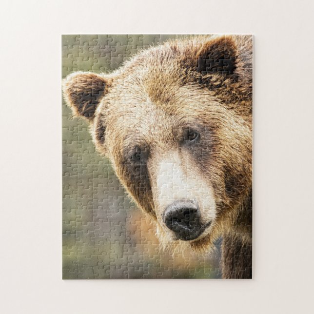 GRIZZLY BEAR JIGSAW PUZZLE (Vertikal)