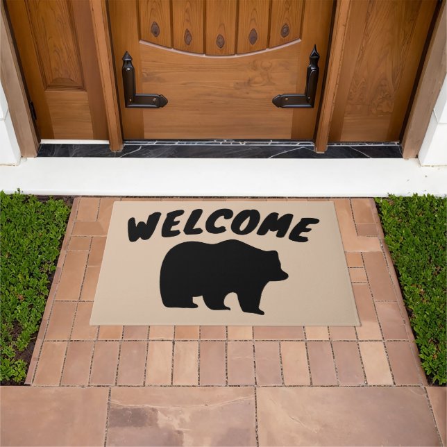 GRIZZLY BEAR WICOME TÜR MATS FUßMATTE (Außenbereich)
