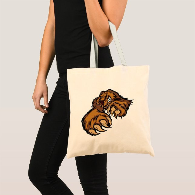 Grizzly Bear Wild Animal Tote Bag Tragetasche (Von Creator hochgeladen)