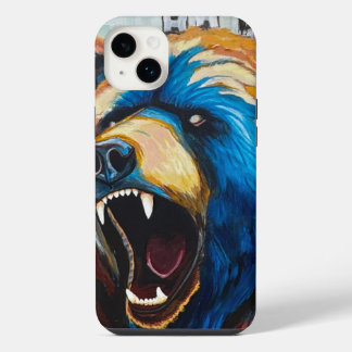 Grizzly-Malerei - Wildtierkunst iPhone 14 Plus Hülle