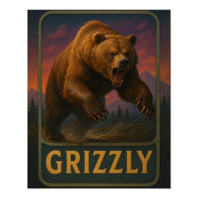 Grizzly Poster (Vorderseite)