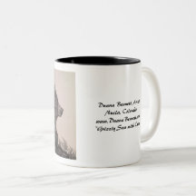 "Grizzly Sow with Cubs" zeichnend auf einer Tasse