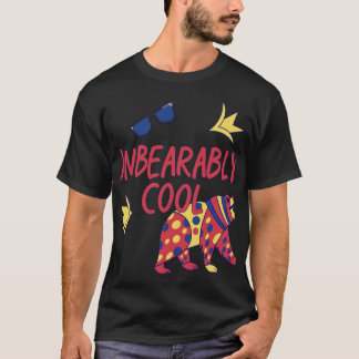 Grizzly Über Koffein – Lustiger Bär  T-Shirt