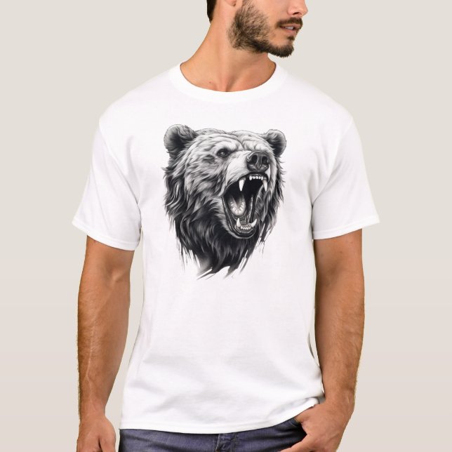 Grizzly Wildlife Animal Nature Classic T-Shirt (Vorderseite)