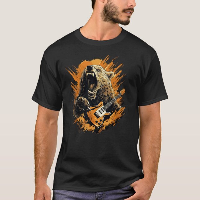 Grizzly Wildlife Animal Nature Classic T-Shirt (Vorderseite)
