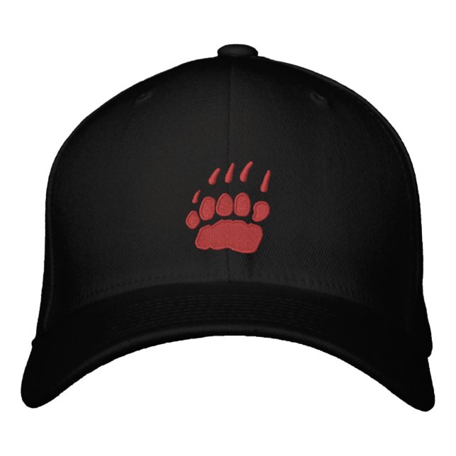 Grizzly Wines Bestickte Baseballkappe (Vorderseite)