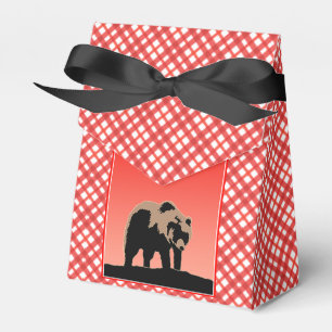 Grizzlybär bei Sonnenuntergang - Original Wildlif Geschenkschachtel