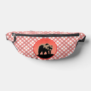 Grizzlybär bei Sonnenuntergang - Original Wildlife Bauchtasche