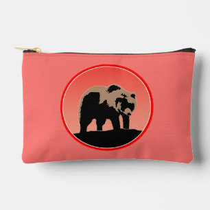 Grizzlybär bei Sonnenuntergang - Originale Wildlif Zubehörtasche