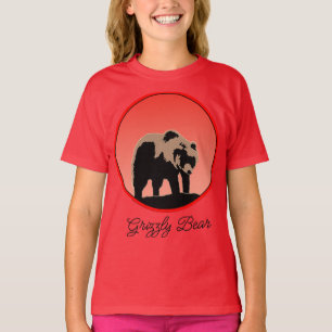 Grizzlybär bei Sunset - Original Wildlife Art T- T-Shirt