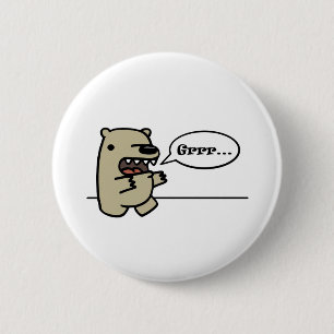 Grizzlybär Button