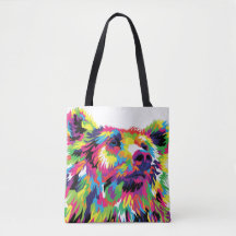 Grizzlybär farbenfrohe Pop Art