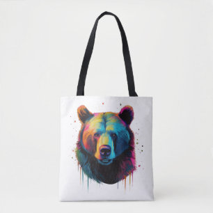 Grizzlybär Liebhaber des Pops Art Big Grizzly Bäre Tasche