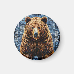 Grizzlybär Magnet