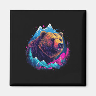 Grizzlybär Outdoor Natur Alaska Jagd Wandern Magnet