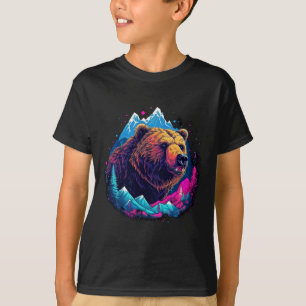 Grizzlybär Outdoor Natur Alaska Jagd Wandern T-Shirt