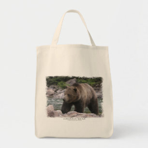 Grizzlybär - Pastelle Tragetasche