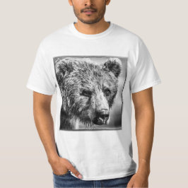 Grizzlybär-Portrait T-Shirt