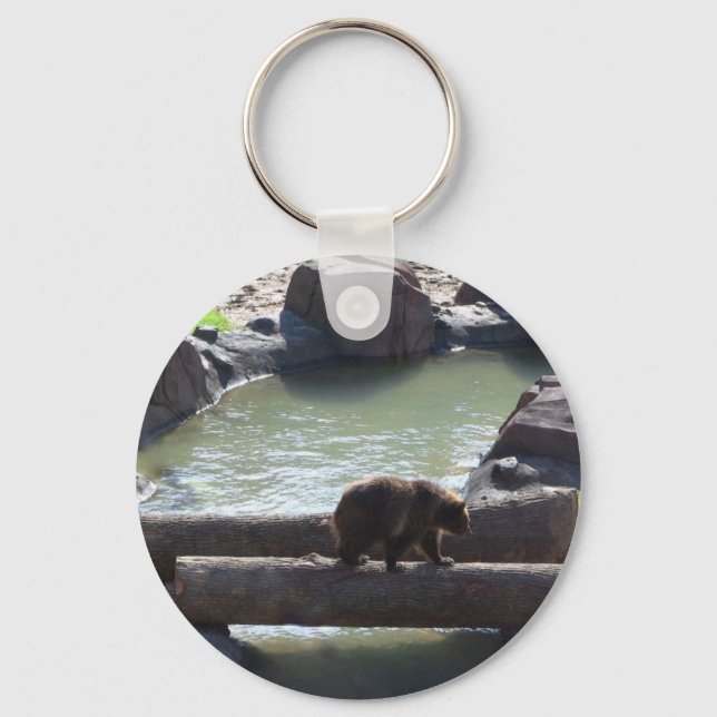 Grizzlybär Schlüsselanhänger (Vorderseite)