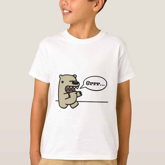 Grizzlybär T-Shirt (Vorderseite)