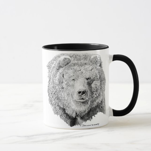 Grizzlybär Tasse (Rechts)