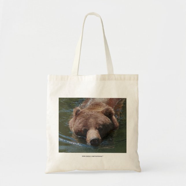 Grizzlybär Tragetasche (Vorne)