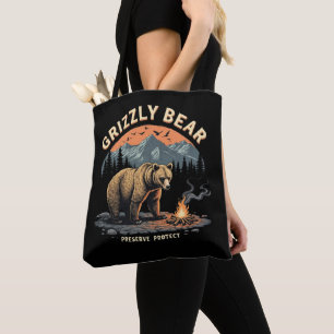 Grizzlybären schützen und bewahren tasche