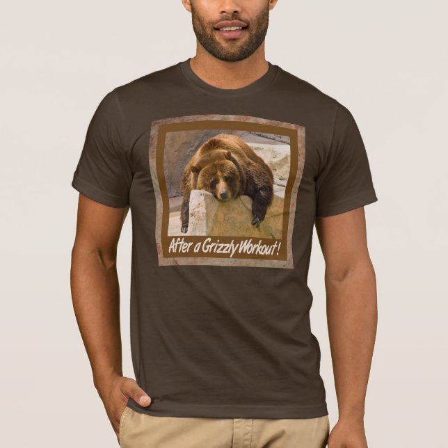 Grizzlyworkout-Shirt T-Shirt (Vorderseite)