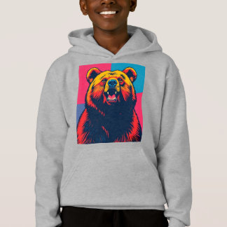 Grizzy Bär Pop Art Hoodie