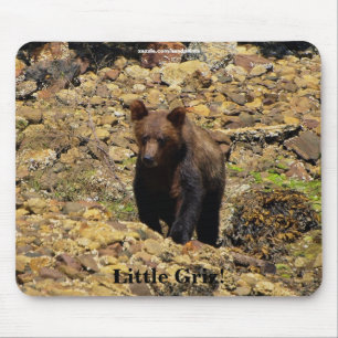 Grizzy Bären Cub Wildlife Supporter Mousepad