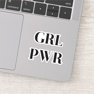 GRL PWR AUFKLEBER