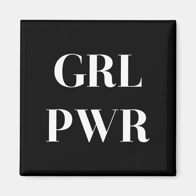 GRL PWR MAGNET (Vorne)