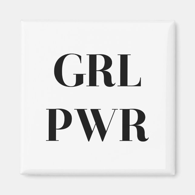 GRL PWR MAGNET (Vorne)