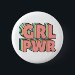 GRL PWR Pastel Button<br><div class="desc">GRL PWR!</div>