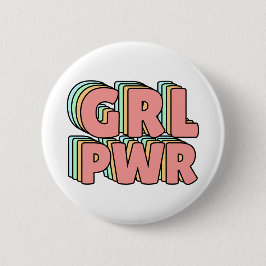 GRL PWR Pastel Button