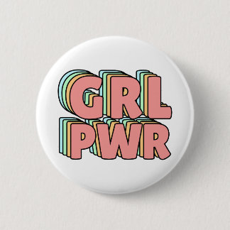 GRL PWR Pastel Button