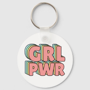 GRL PWR Pastell Schlüsselanhänger