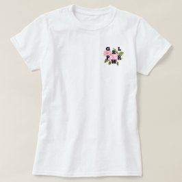 GRL PWR Rose Frosch T-Shirt