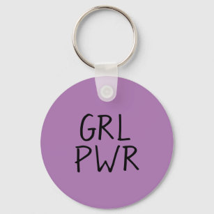 GRL PWR   Schlüsselring Schlüsselanhänger