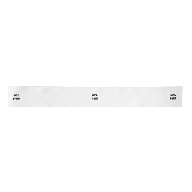 GRL PWR Schwarzer Satinband (Vorderseite)