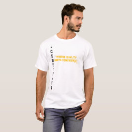 GRN GOLDLTS BCKGRD ZERTIFIZIERTER MOTTO BLK T-Shirt