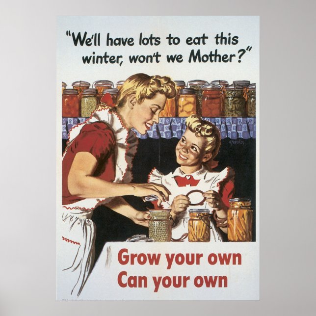 Grob werden und können Sie selbst produzieren Poster (Vorne)