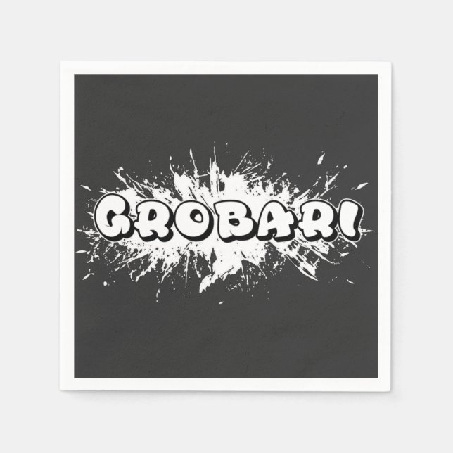 Grobari Serviette (Vorderseite)