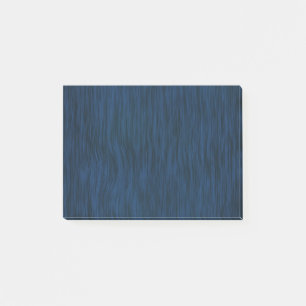 Grobe Holzmaserung Hintergrund in Tiefblau Post-it Klebezettel