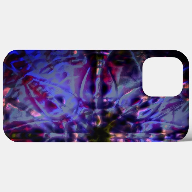 Grobe Textur dunkle Veilchen zu lila gebeizt Case-Mate iPhone Hülle (Rückseite (Horizontal))