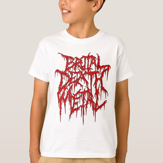 Grobes Todesmetall T-Shirt (Vorderseite)
