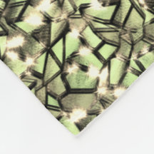 Grobgrüne Sepia-Mosaikschichten und Glitzern